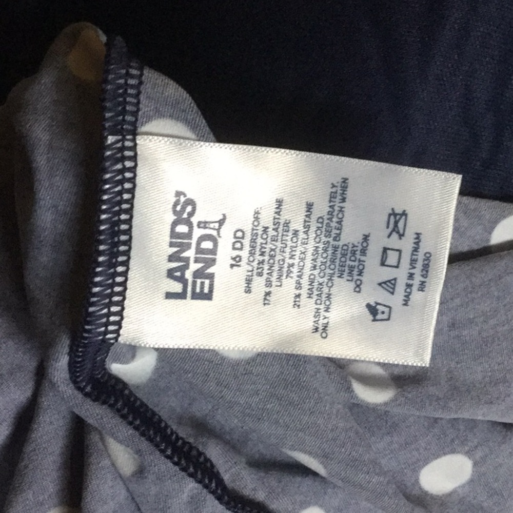 Lands end tankini polka dot spa swim pool lake beach festival travel vacay - Picture 6 of 8